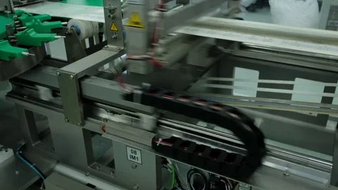 Technological Machine, Modern Technological Machine Works Video stock 72783276