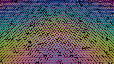 Technological mandala. Abstract background. Oil colors. Seamless loop. Stock Footage 121891746