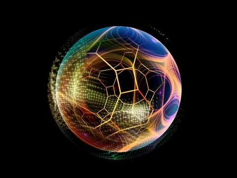 Technological Marble Stock Illustration