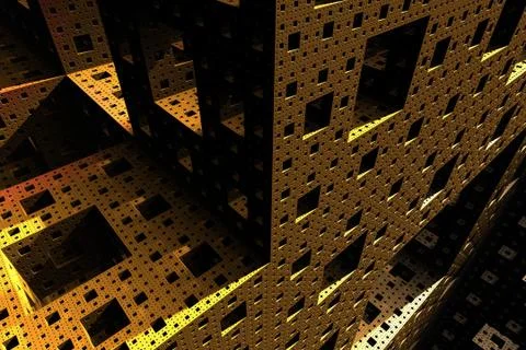 Technological modern block background Illustrazione stock