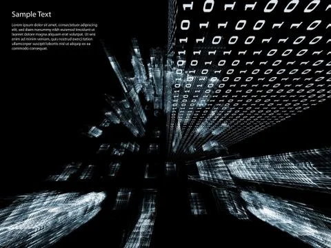 Technological Perspective Illustrazione stock