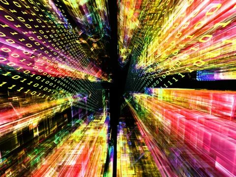 Technological Perspective Illustrazione stock
