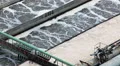 The technological process of aeration of sewage HD Footage