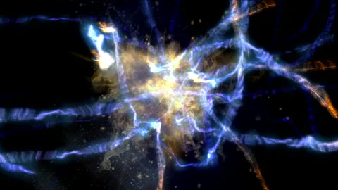 Technological process of evaporation of metal in vacuum Video stock 172012719