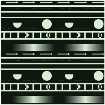 Technological seamless pattern Stock Illustration