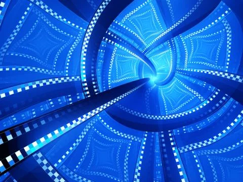 Technological singularity fractal Stock Illustration