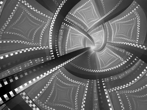 Technological singularity fractal Stock Illustration