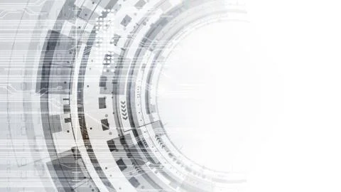 Technological system encryption future hud cyber interface background vector 스톡 일러스트