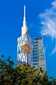 Technological University Tower scyscraper in Batumi Stock Photos