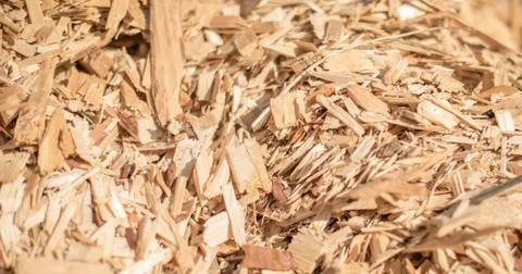 Technological wood chips Stock Photos