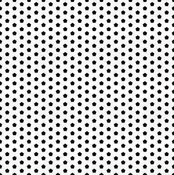 Technologically seamless pattern with black pentagons. Geometric background. Stock Photos