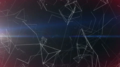 Technologies. Abstract background with plexus connections wire frame web Video stock 59533734