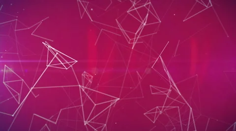 Technologies. Abstract background with plexus connections wire frame web Video stock 59533774