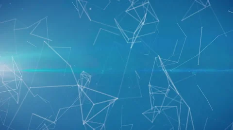 Technologies. Abstract background with plexus connections wire frame web Video stock 59534458