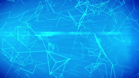 Technologies. Abstract background with plexus connections wire frame web Video stock 59534559