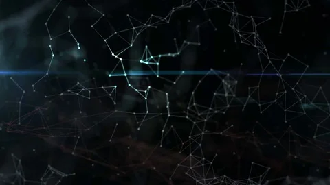 Technologies. Abstract background with plexus connections wire frame web Stock Footage 70887856