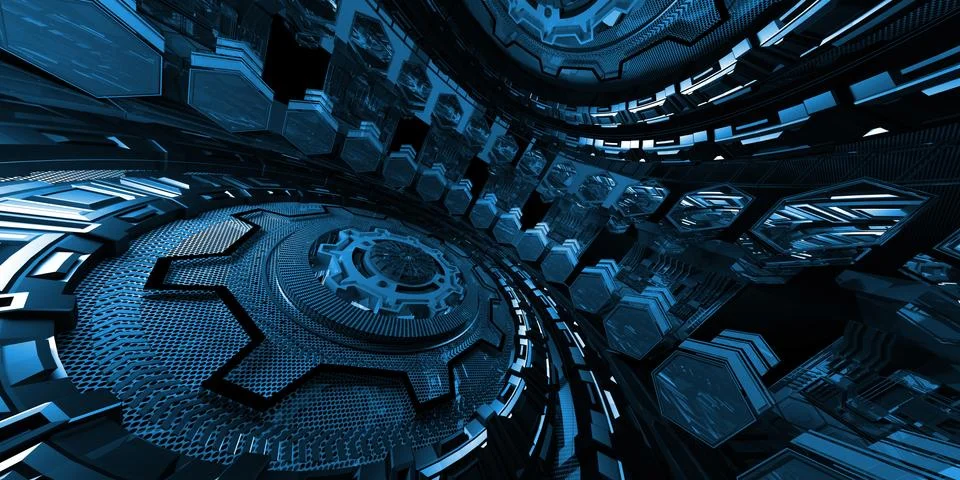 Technologies of the future Stock Illustration