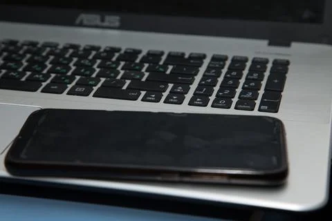 Technologies laptop computers Stock Photos