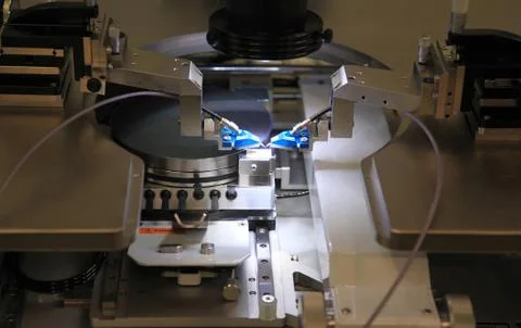 Technologies of microelectronics Stock Photos