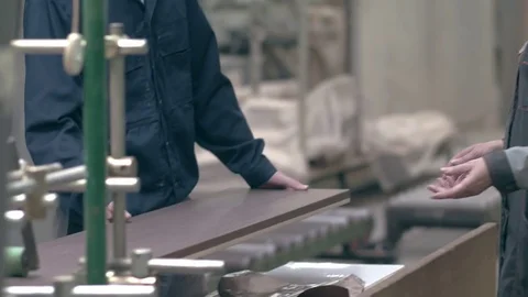 The technologist monitors the quality of the product Stock Footage 85244920