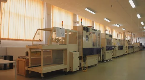 Technology 0001-SMD assembly machine Stock Footage 1217383