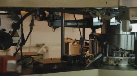 Technology 0008- SMD assembly machine Vídeo Stock 1217546