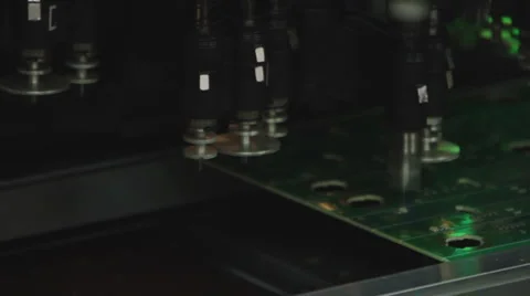 Technology 0011-SMD assembly machine Stock Footage 1217543