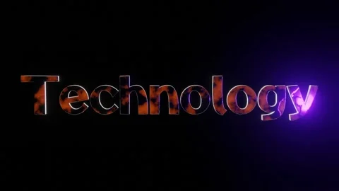 Technology 3D Animated Logo 스톡 동영상 157613292