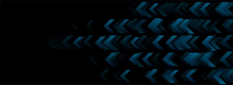 Technology abstract background with dark blue arrows Stock Illustration