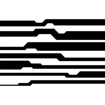 Technology Abstract Background with Geometric Elements. Vector 库存插图