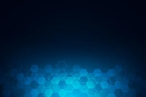Technology abstract background. Geometric texture with molecular structures and Stock Illustration