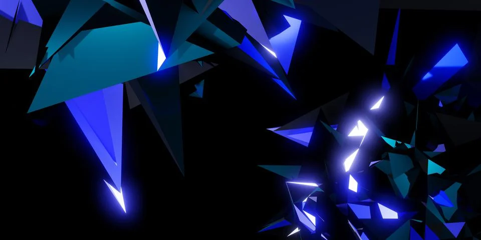 Technology abstract background glow 3d illustration Stock Illustration