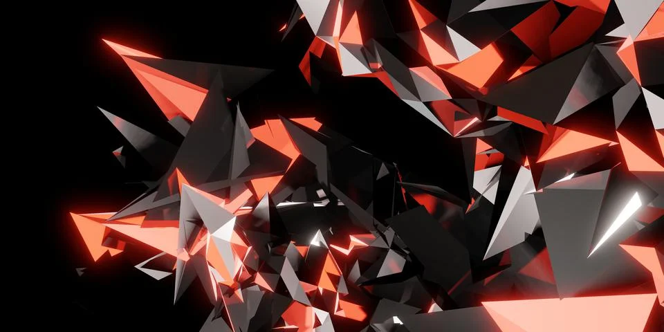 Technology abstract background glow 3d illustration Stock Illustration