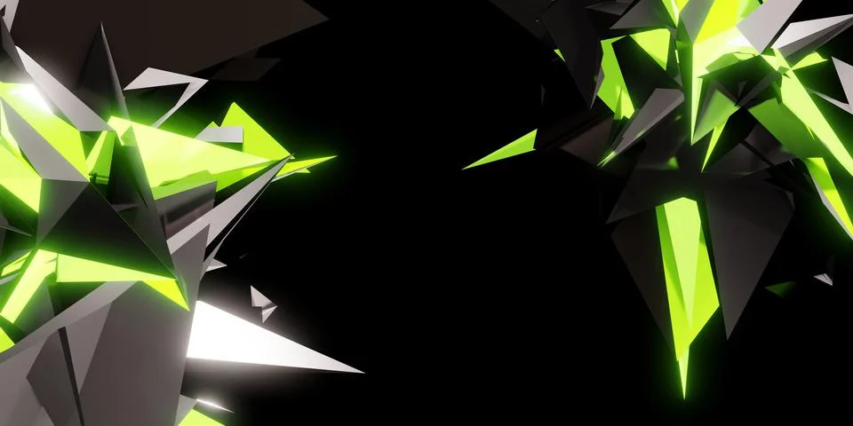 Technology abstract background glow 3d illustration Stock Illustration
