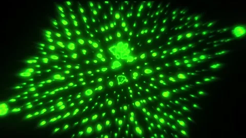Technology abstract background green video Stock Footage 336078782