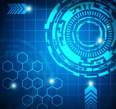 Technology abstract background Stock Illustration