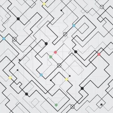 Technology abstract background. Stock Illustration