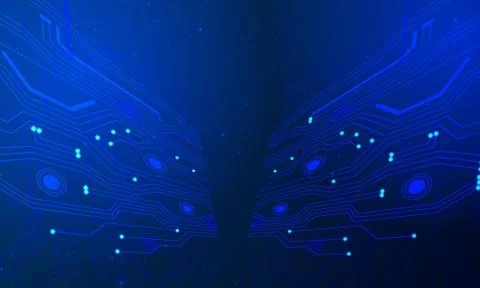 Technology Abstract background Illustrazione stock