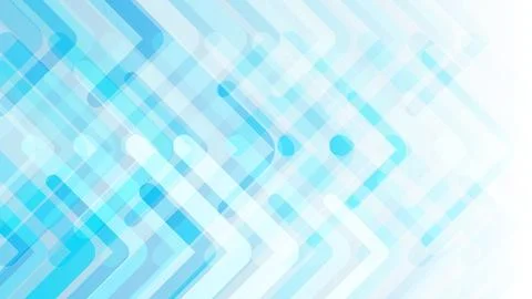 Technology abstract background modern blue digital design with flowing geom.. Stock Illustration