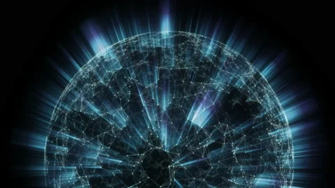 Technology Abstract Background Particle,Graphic Background Stock Footage 166795590