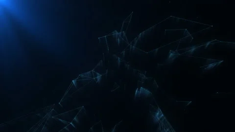 Technology Abstract Background Particle,Graphic Background Stock Footage 166857268