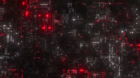 Technology abstract background red Stock Footage 229897547