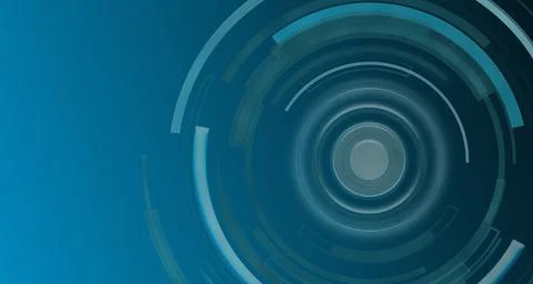 Technology abstract design on blue. Stock Illustration