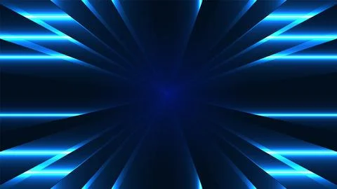 Technology abstract futuristic background with blue glow light rays digital.. Illustrazione stock