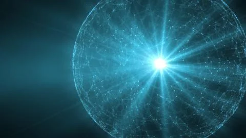 Technology Abstract Geometric Background Plexus 스톡 일러스트