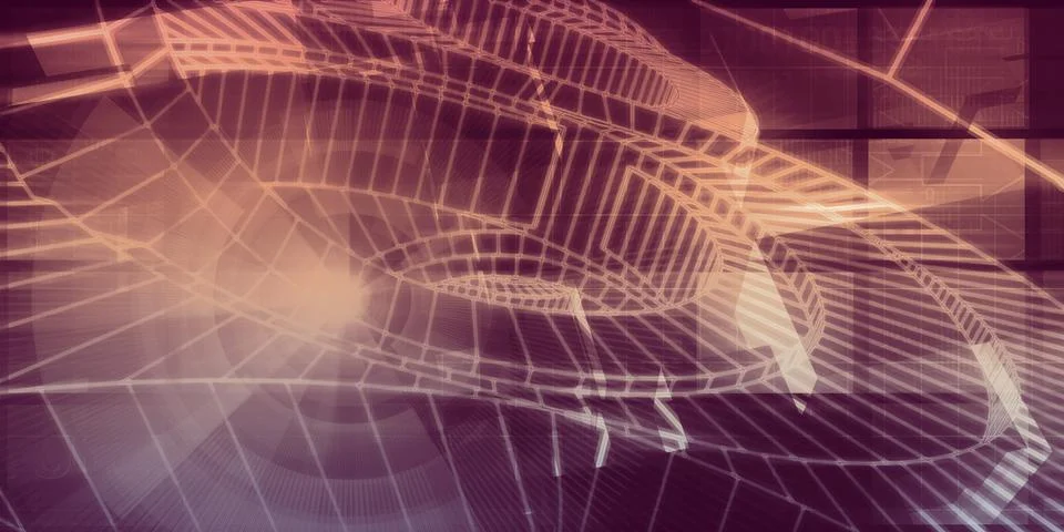 Technology Abstract Stock Illustration