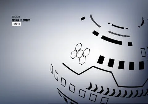 Technology abstract Illustrazione stock