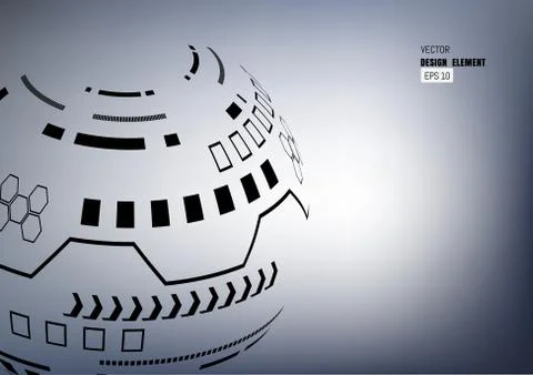 Technology abstract Illustrazione stock