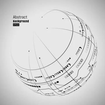 Technology abstract Stock-Illustration