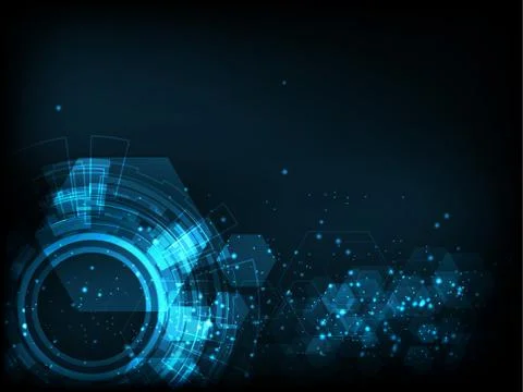 Technology abstract Illustrazione stock